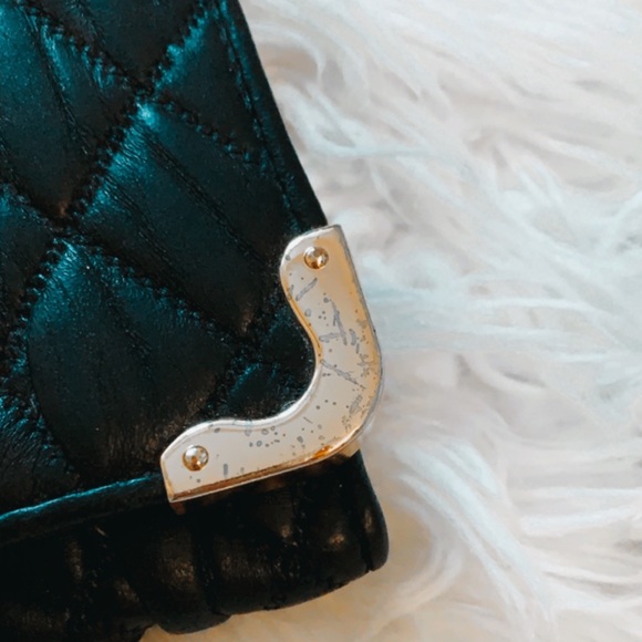 *sold* RARE VINTAGE PRADA Puffy Stitch Clutch - Picture 7 of 11